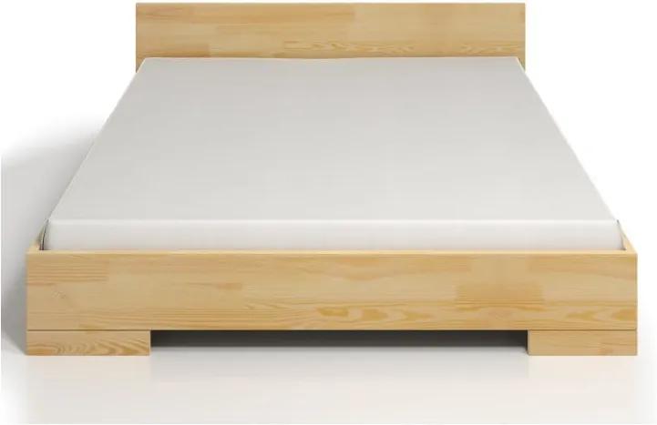 Pat dublu din lemn de pin, cu spațiu de depozitare, SKANDICA Spectrum, 200 x 200 cm