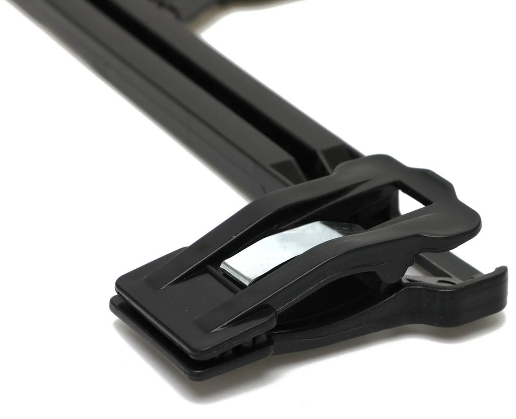 Umerase fuste din Plastic cu Clipsuri, Negru, UUUM28