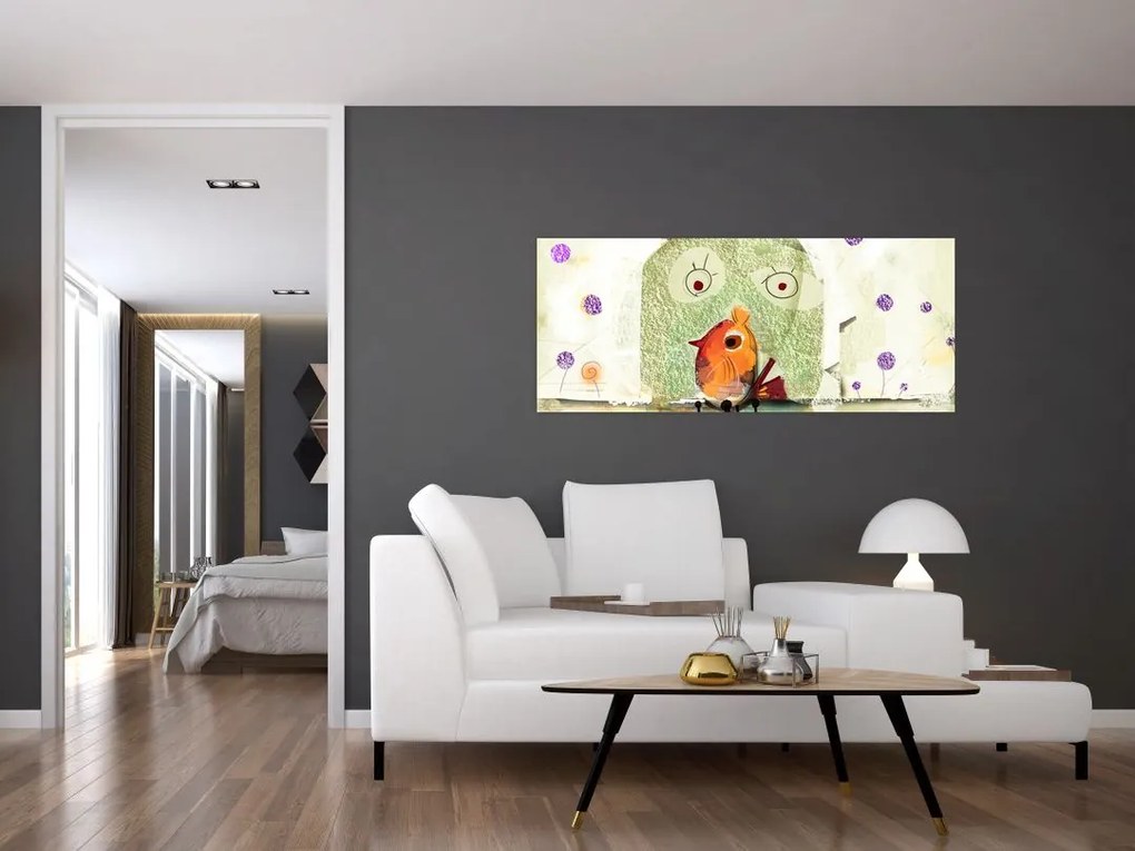 Tablou - Sufletul unei păsări (120x50 cm)