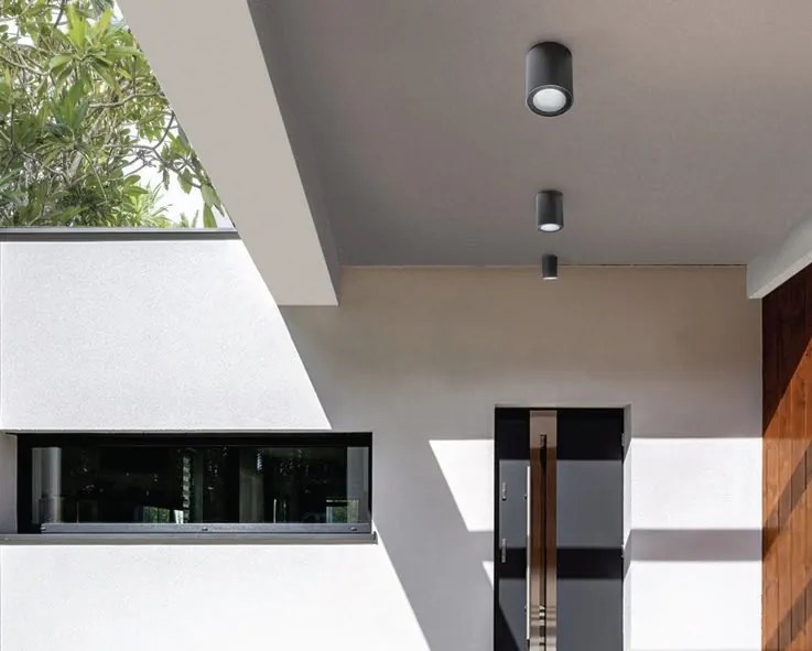 Spot aplicat pentru exterior IP65 PAPIKO BK