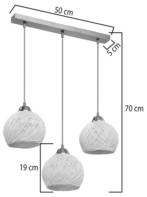 Lampa PWL-0973 II, Pako World, E27, Auriu, 50x18x85 cm
