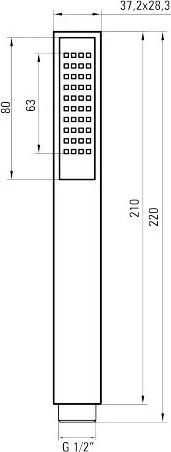 Anemon dispersor de dus Crom NOQ_051S