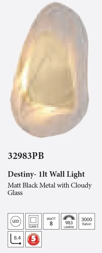 Aplica LED de perete design modern Destiny