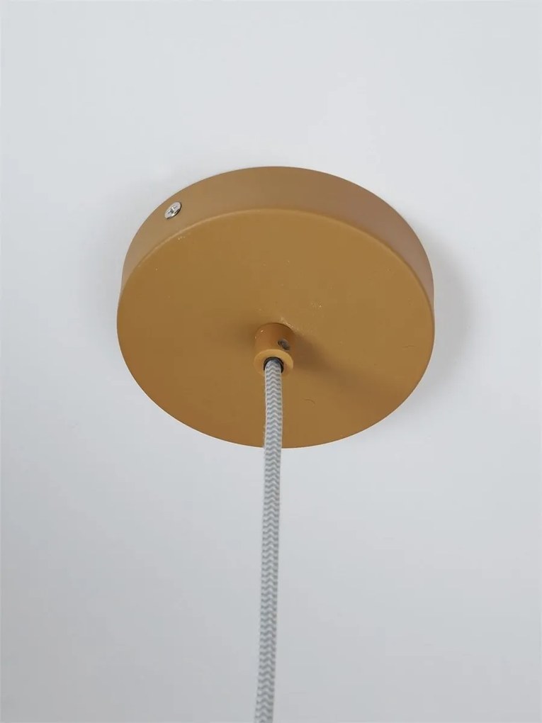 Lustra/Pendul metalic Hanover mustar