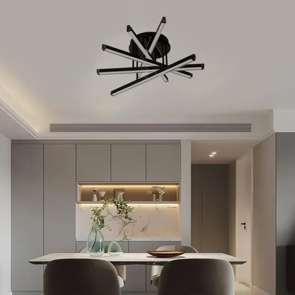 Lustră LED dimabilă aplicată LED/75W/230V 3000-6500K + telecomandă
