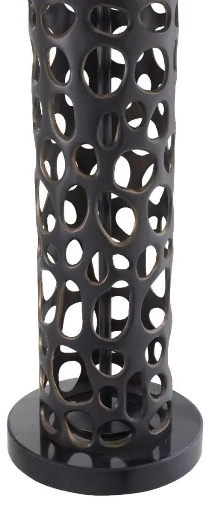 Veioza, Lampa de masa design LUX Dix, Bronze highlight