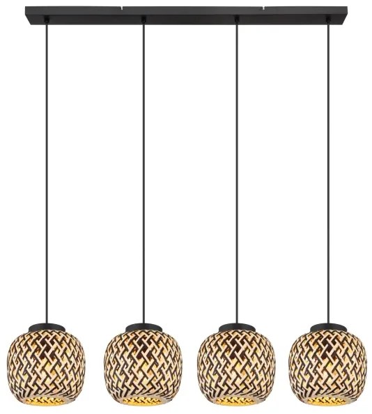 Lustră pe cablu Globo 15766-4H COLLY 4xE27/15W/230V