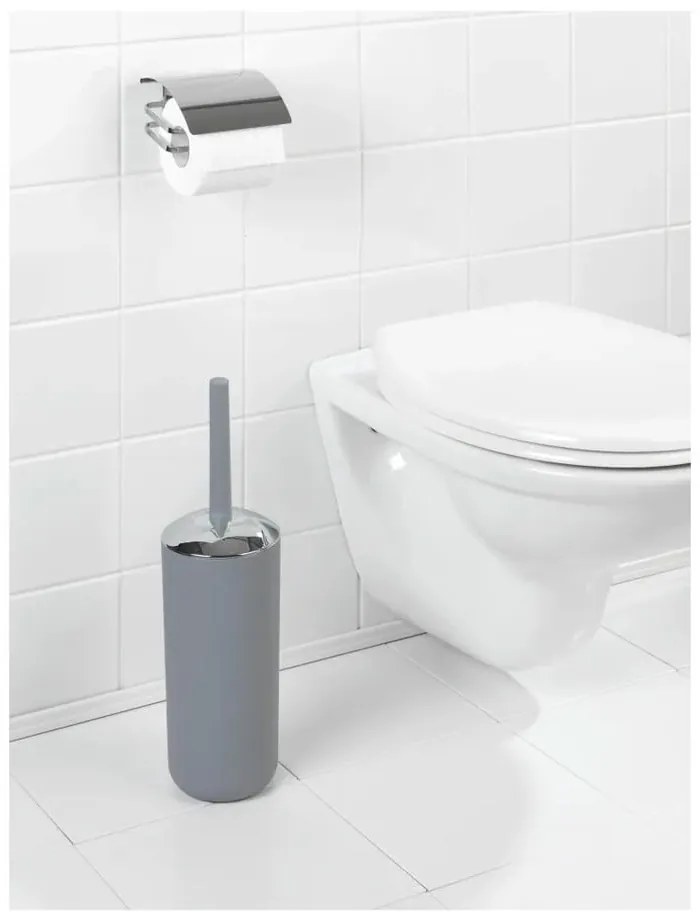 Set de accesorii de baie gri din plastic Brasil – Wenko