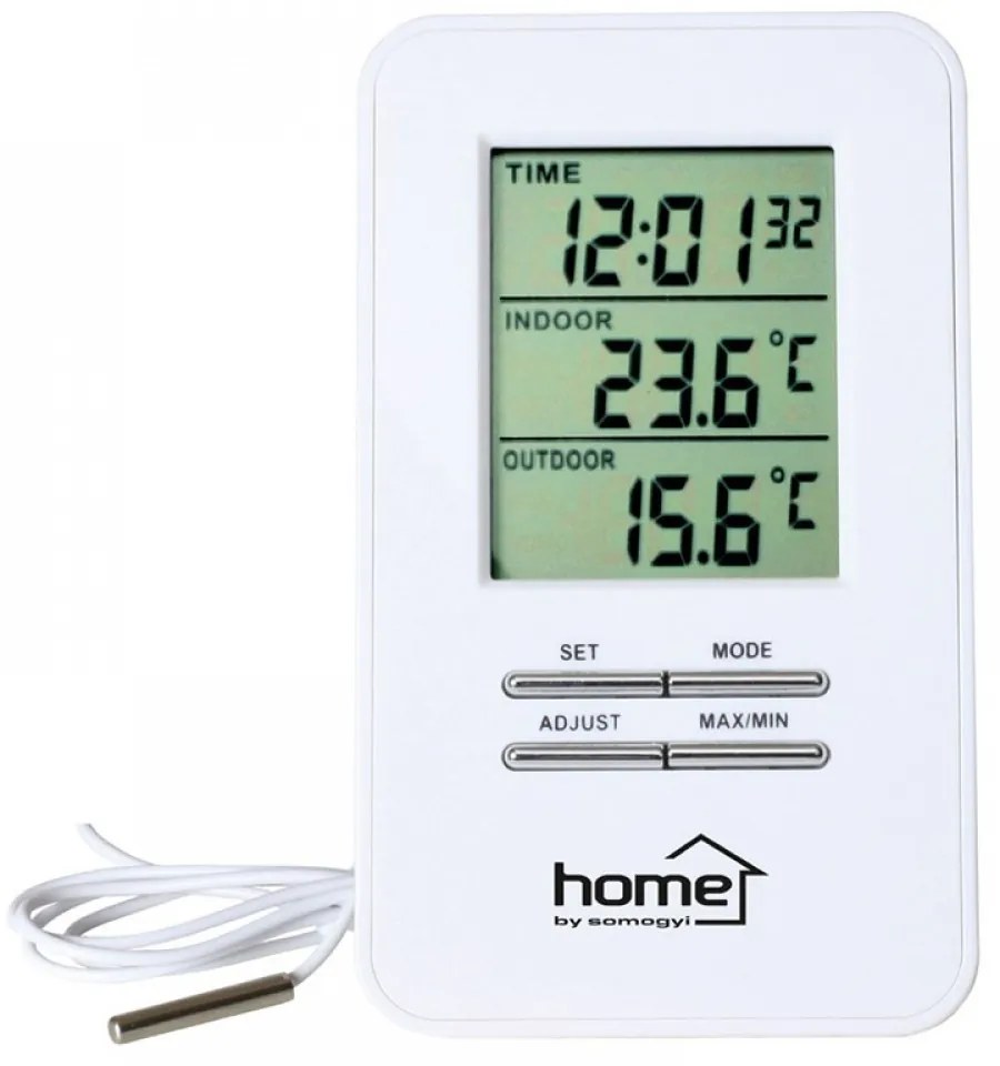 Statie meteo digitala  interior si exterior  ceas cu alarma inclus  home