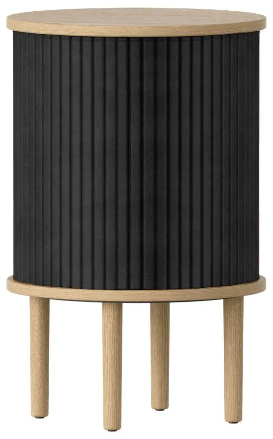 Măsuță auxiliară rotundă din lemn masiv de stejar ø 38 cm Audacious – UMAGE