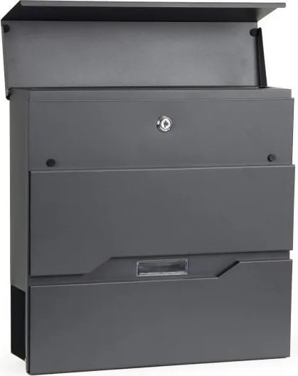 Cutie poștală în antracit