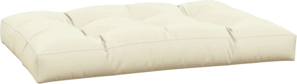 vidaXL Pernă pentru paleți, crem, 120x80x12 cm, material textil