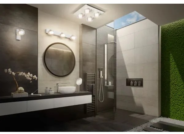 Aplică LED pentru baie Ledvance ORBIS FLAME 2xLED/5,5W/230V IP44 alb