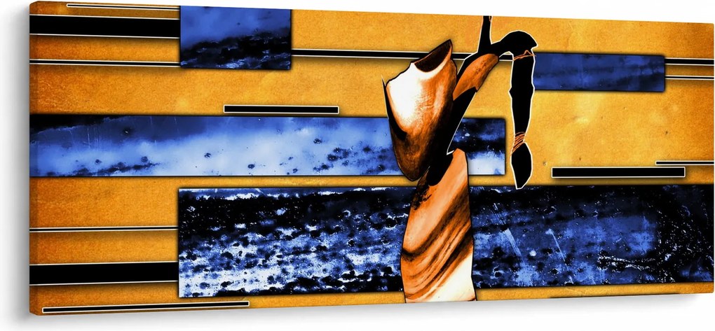 Tablou picturii abstracte (120x50 cm)