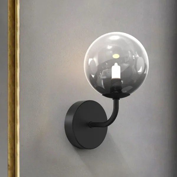 Aplică ONLI PALOMA 1xG9/10W/230V negru/fumuriu