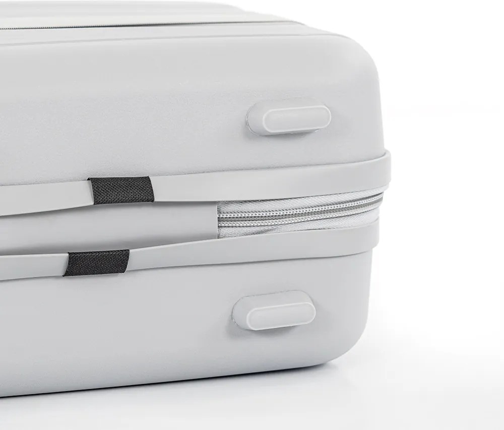 TraveLux Voyager valiză mică de mână cu capac dur 26x31x14 cm gri