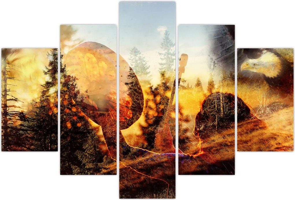 Tablou - Motiv șamanic (150x105 cm)