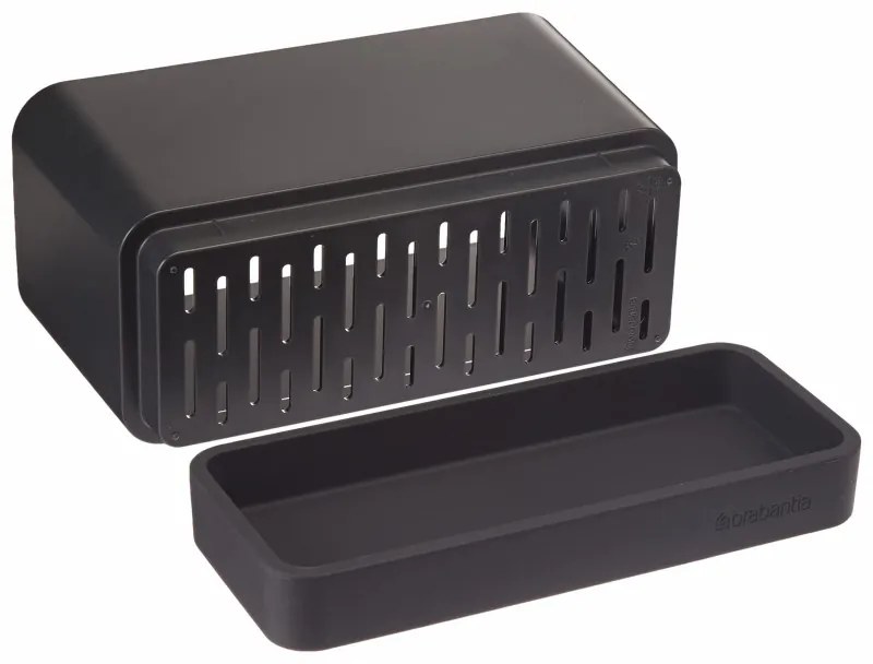 Organizator pentru chiuveta Brabantia SinkSide 1000209, Antiderapant, Silicon, Gri inchis