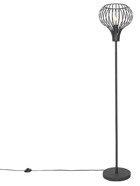 Lampa de podea modernă neagră - Saffira