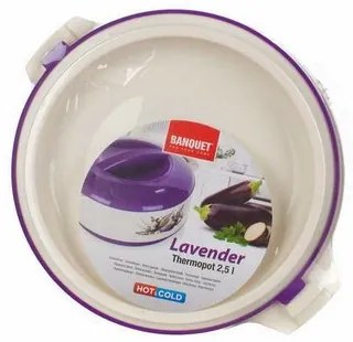 Oală termo Banquet Culinaria LAVENDER 2.5 l