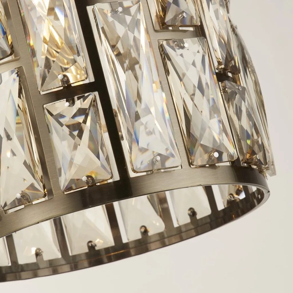 Pendul eleganta design modern Bijou alama antic/ champagne