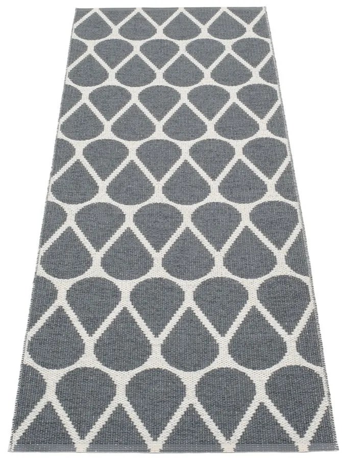 Covor tip traversă pentru interior și exterior gri închis 70x200 cm Otis Granit – Pappelina