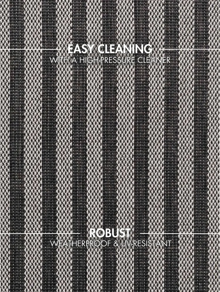 Covor pentru exterior și interior negru/crem 120x170 cm Haringey Linley – Ted Baker