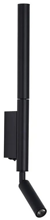 Aplica de perete cu reader LED Architect negru