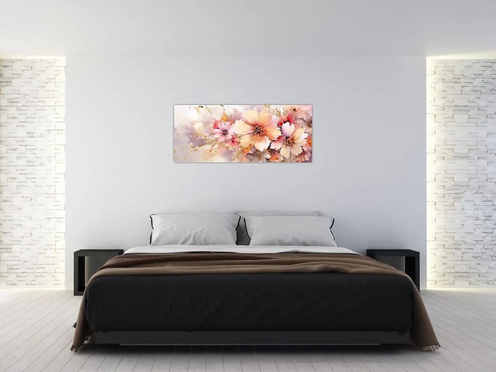 Tablou - Flori (120x50 cm)