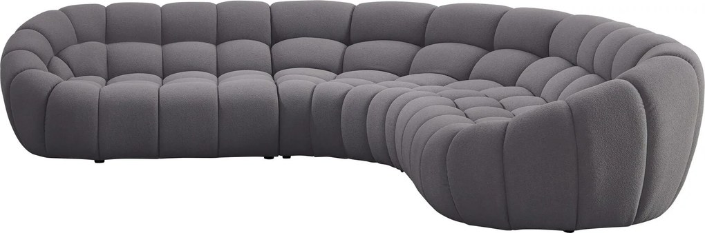 Canapea semirotunda dumonde cu șezut confortabil din spumă HR Bubble 375x120 cm