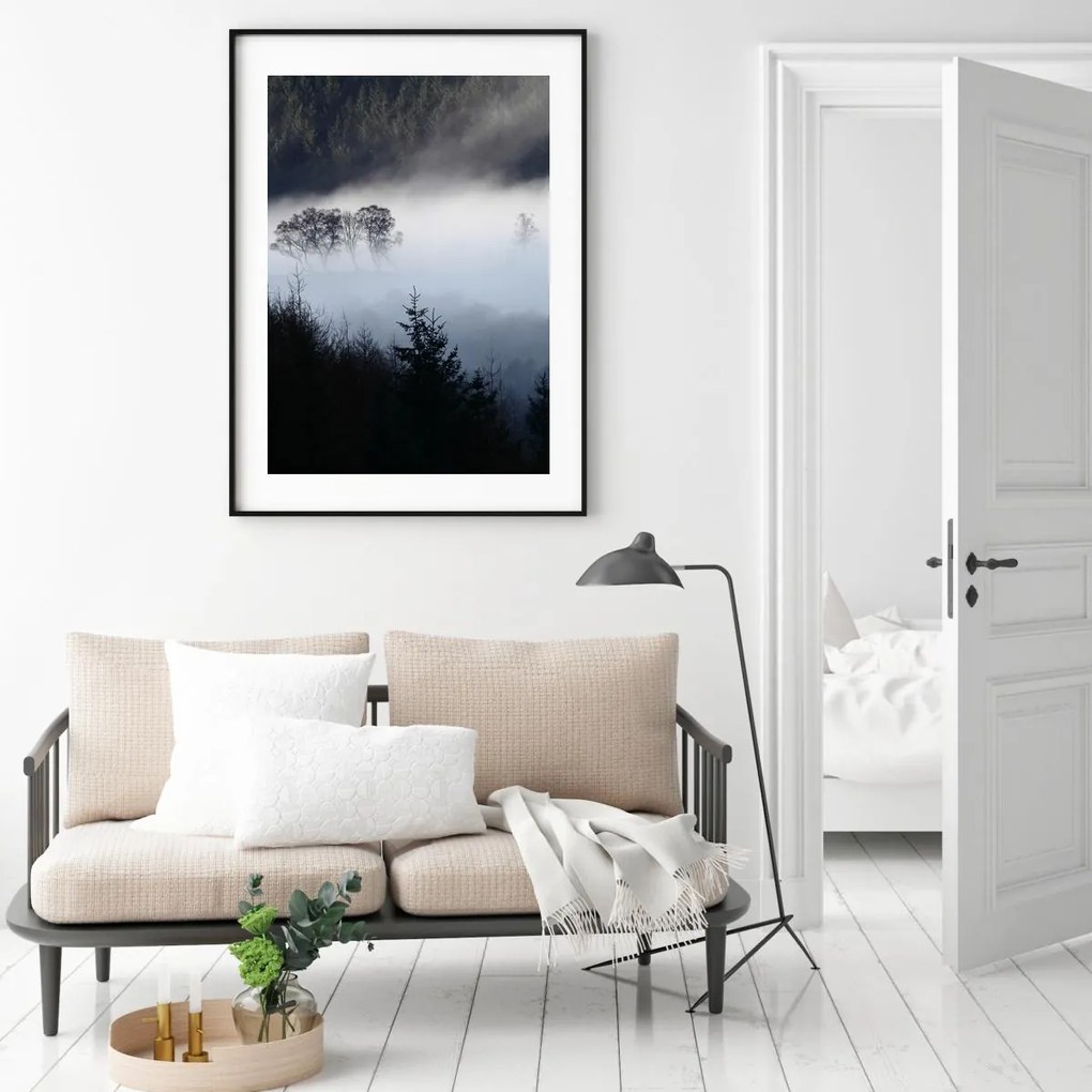 Poster - Păduea în ceață (A4)