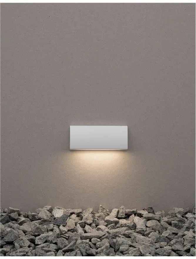 Mini Aplica LED ambientala pentru iluminat exterior IP54 LIV alba