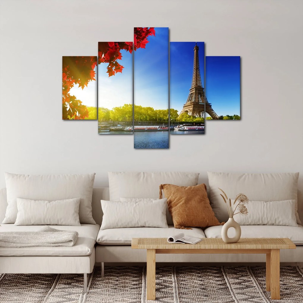 Tablou - toamna la Paris (150x105 cm)