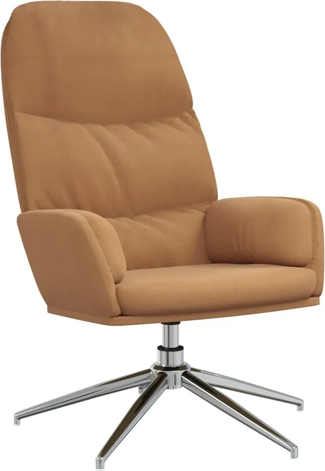 vidaXL Scaun de relaxare, gri taupe, piele întoarsă artificială