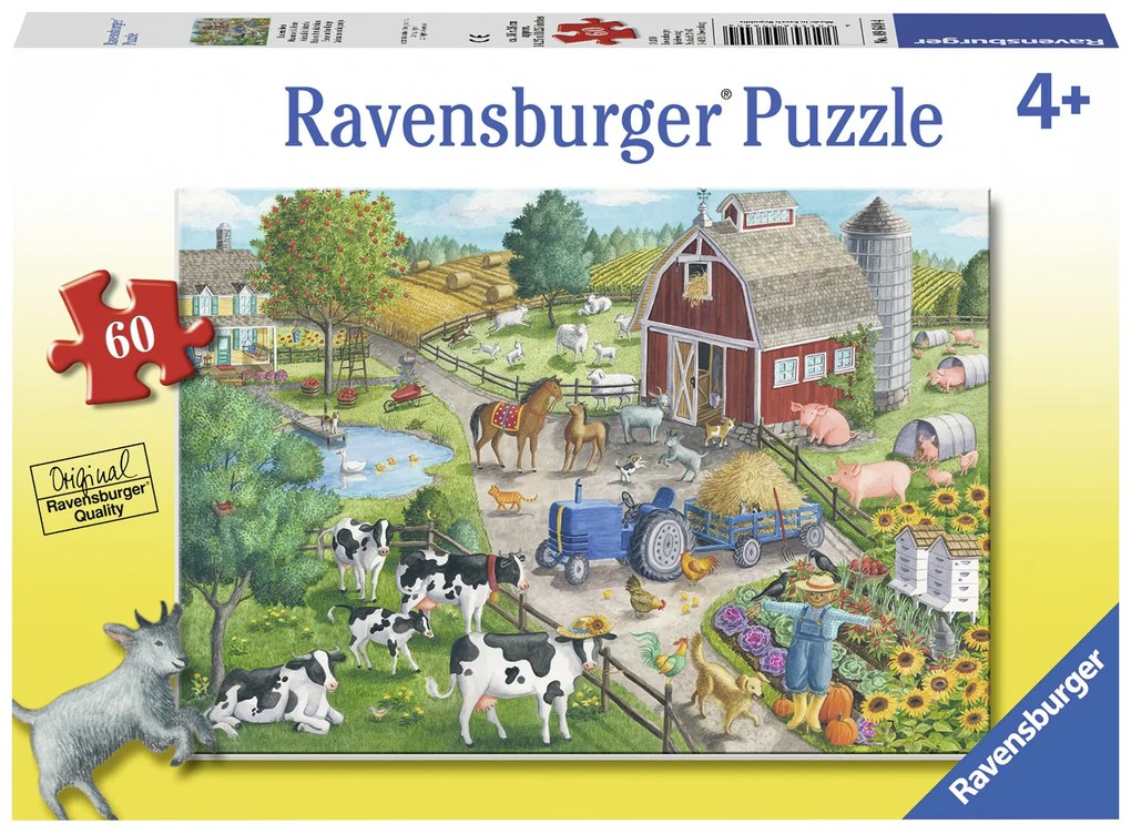 PUZZLE FERMA, 60 PIESE - RAVENSBURGER (RVSPC09640)