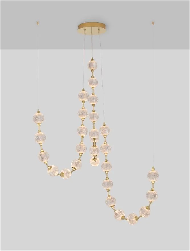 Lustra LED XXL suspendata moderna design elegant BRILLANTE