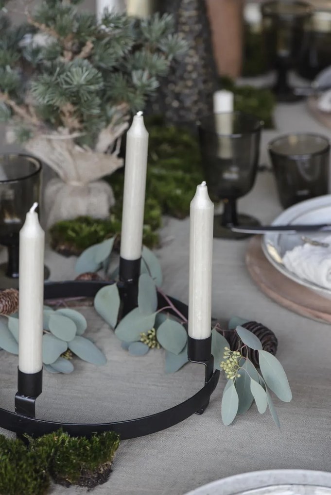 IB Laursen Sfesnic metalic de Advent, DINNER CANDLES