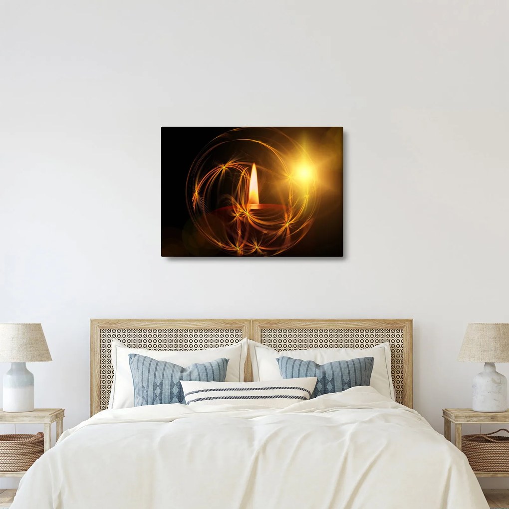 Tablou cu lumânare (70x50 cm)