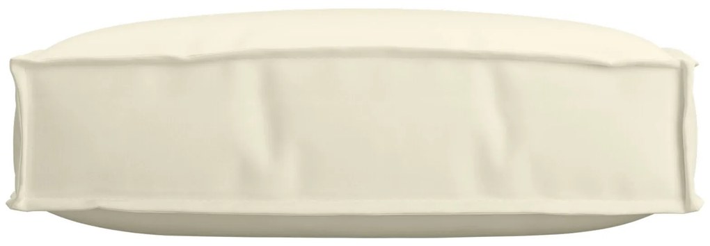 vidaXL Pernă pentru șezut din paleți Crem 60 x 60 x 12 cm