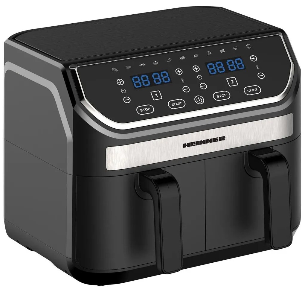 FRITEUZA DUBLA HEINNER HAF-KDB1700BK