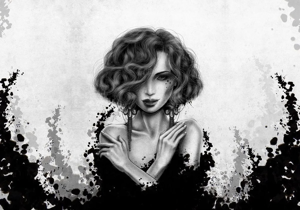 Fototapet - Portret de femeie (152,5x104 cm)