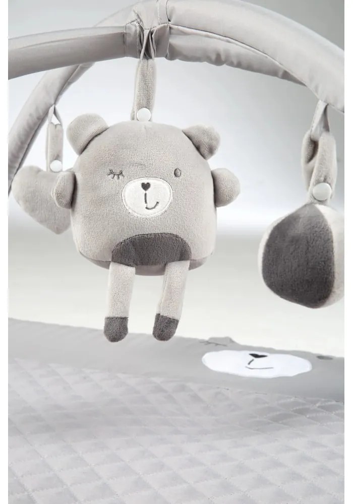 Covoraș de joacă pentru copii gri deschis Roba style – Roba