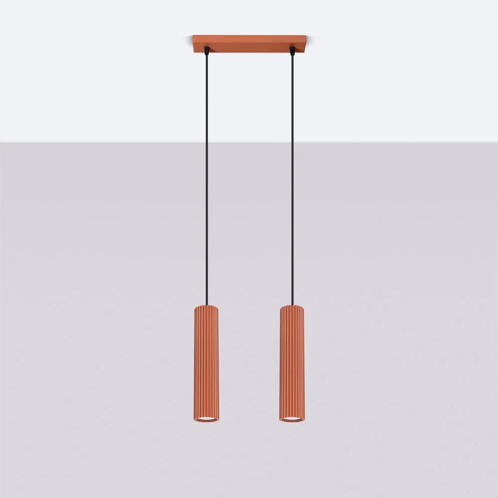 Lustră cărămizie Gleam – Sollux