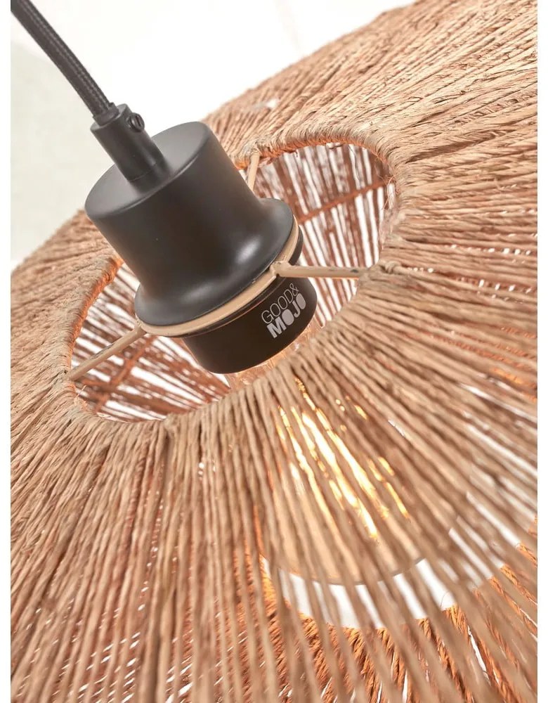 Lustră în culoare naturală cu abajur din iută ø 40 cm Iguazu – Good&amp;Mojo