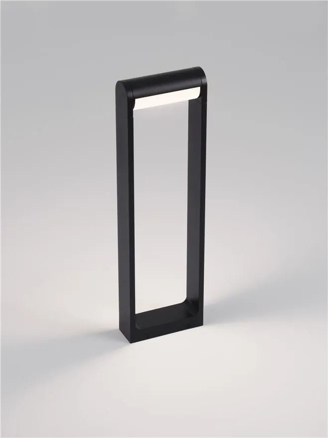 Stalp exterior LED 3000K IP65 Rox negru, H-60cm