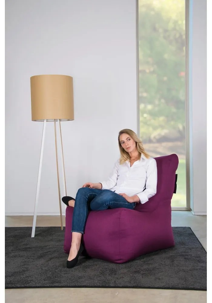 Fotoliu bean bag albastru Seat Lounge – SLOWDOWN