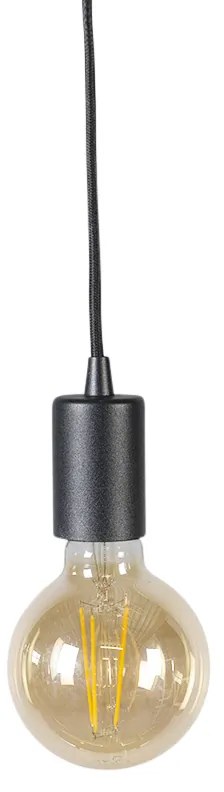 Lampa suspendată inteligentă neagră, incl. WiFi G95 - Facil