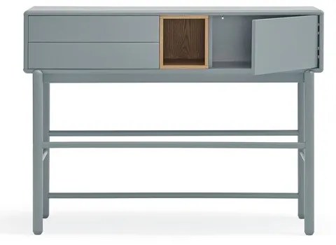 Masă consolă albastră/gri 35x120 cm Corvo – Teulat