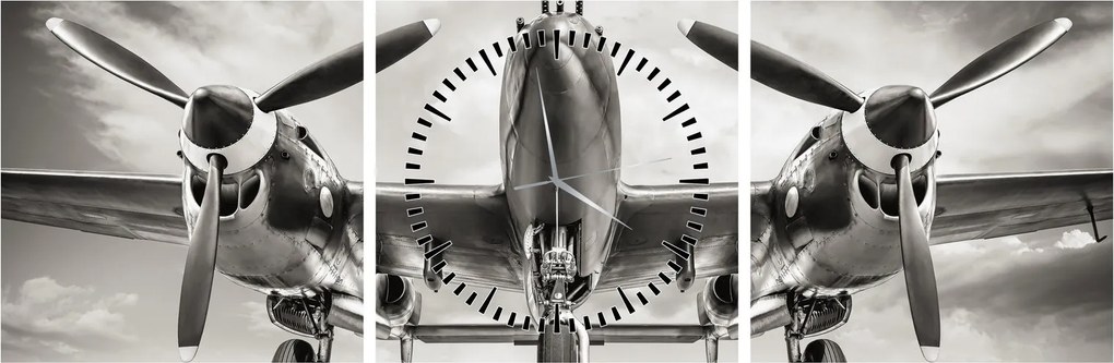 Tablou - Warbird (cu ceas) (90x30 cm)