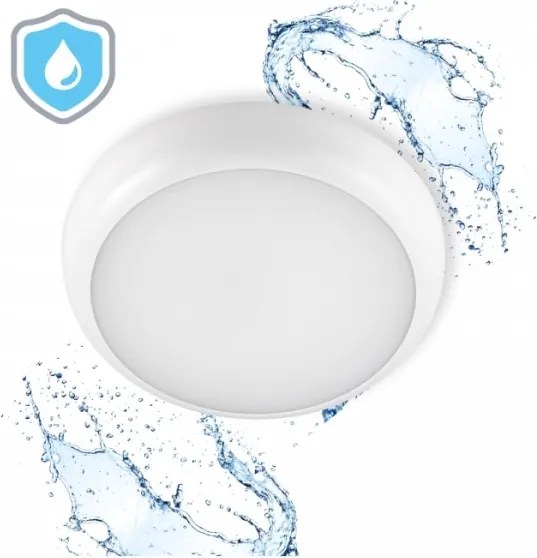 Plafonieră LED pentru baie DEFENDER LED/12/18/24W/230V IP65 Ø 30 cm albă